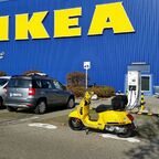 Mit der Vespa zum choppen !!!